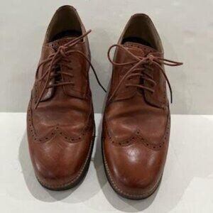 Cole Haan Brown Original Grand Wingtip Leather Oxfords Shoes Men's 13M US